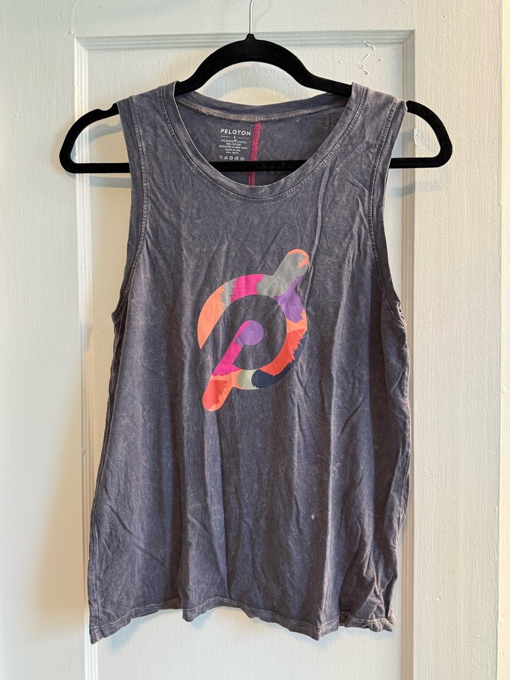 Peloton Women's Gray Logo Muscle Tank